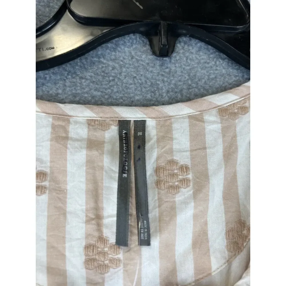 Anthropologie The Somerset Embroidered Floral Maxi Dress Size X-Large NWT - Picture 10 of 11